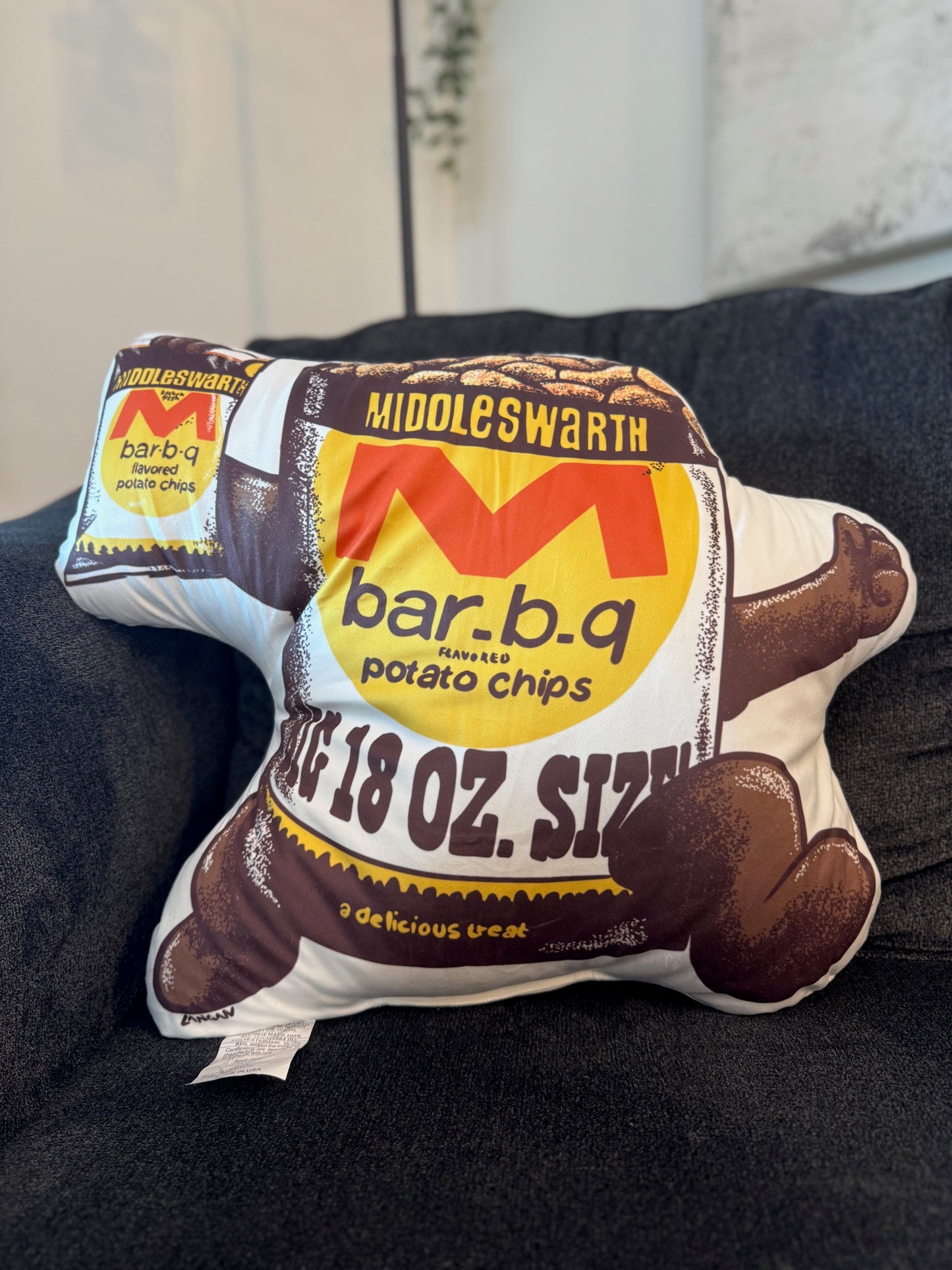 Retro Barrel Buddy Plush Pillow