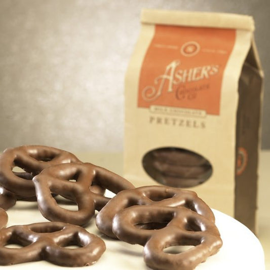 Asher’s Milk Chocolate Covered Pretzels - 6.5oz Bag