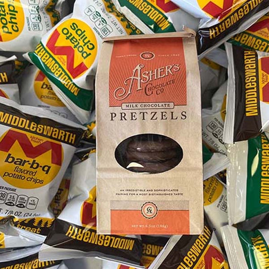 Chips & Chocolate Covered Pretzels Snack Pack *Free Shipping*
