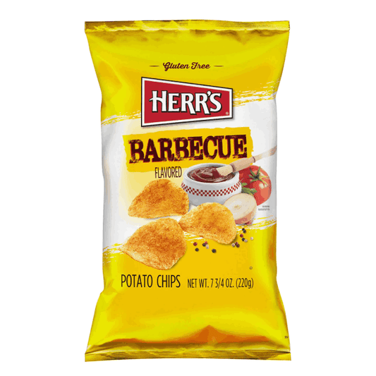 Herr's Barbecue Potato Chips - 3 x 7.34oz Bags