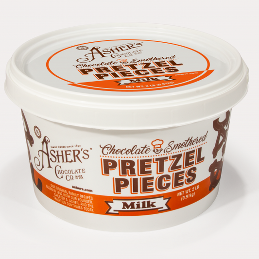 Asher's Milk Chocolate Pretzel Pail - 2lbs