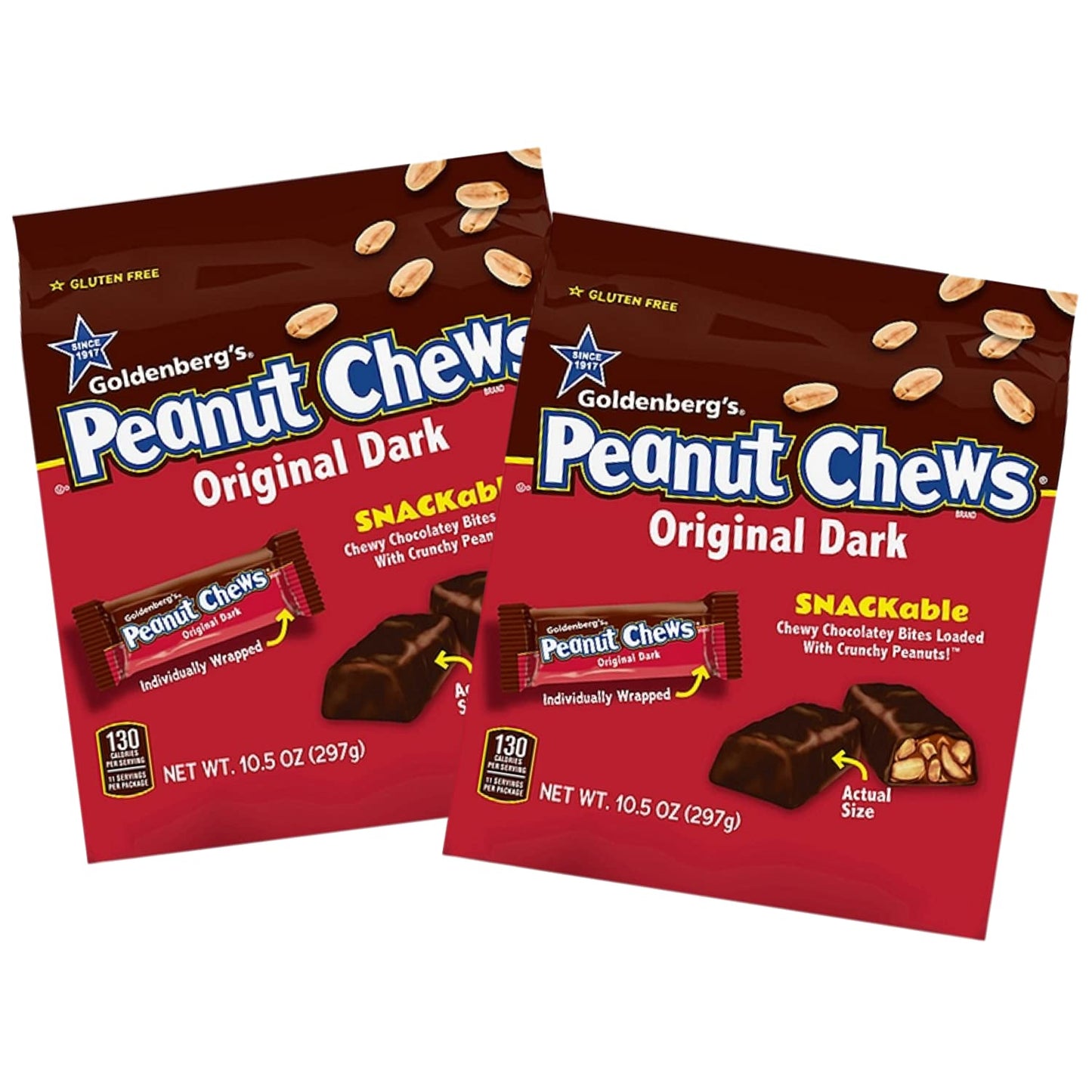 Goldenberg's Peanut Chews - 2 Pack