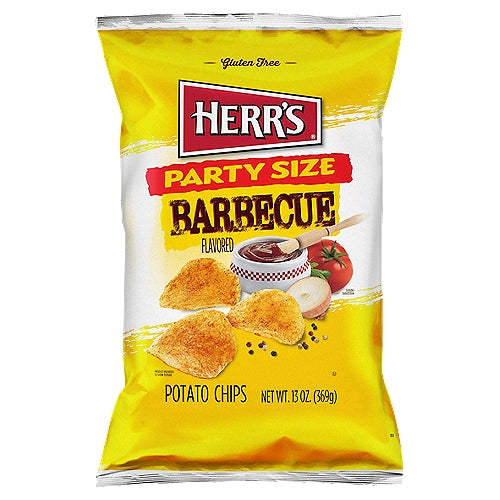 Herr's Barbecue Potato Chips - 3 x 13oz Bags