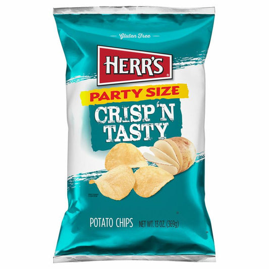 Herr's Crisp & Tasty Potato Chips - 3 x 13oz Bags