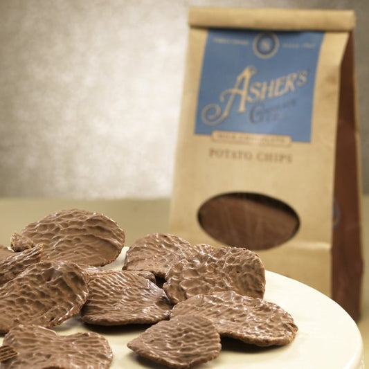 Asher’s Milk Chocolate Covered Potato Chips