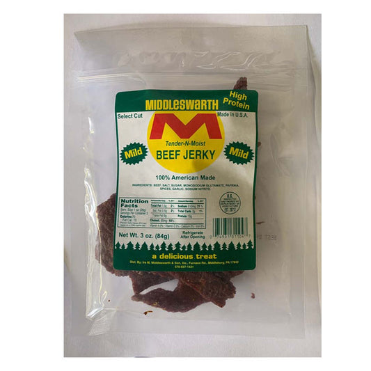 Middleswarth Beef Jerky – Mild – 3 Pack