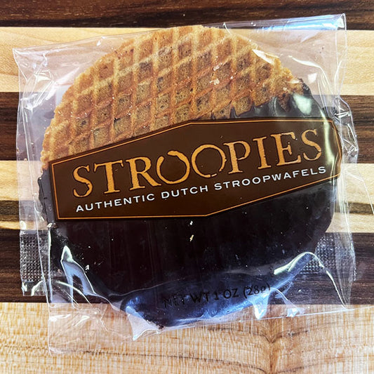 3 Pack Chocolate Dipped Stroopies Dutch Stroopwafel